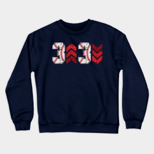 3 Up 3 Down Baseball up down  Baseball Crewneck Sweatshirt